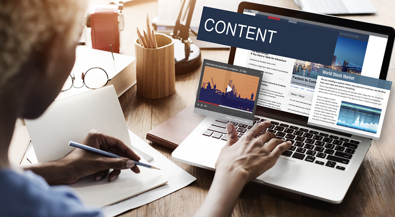 thiết kế website đẹp content